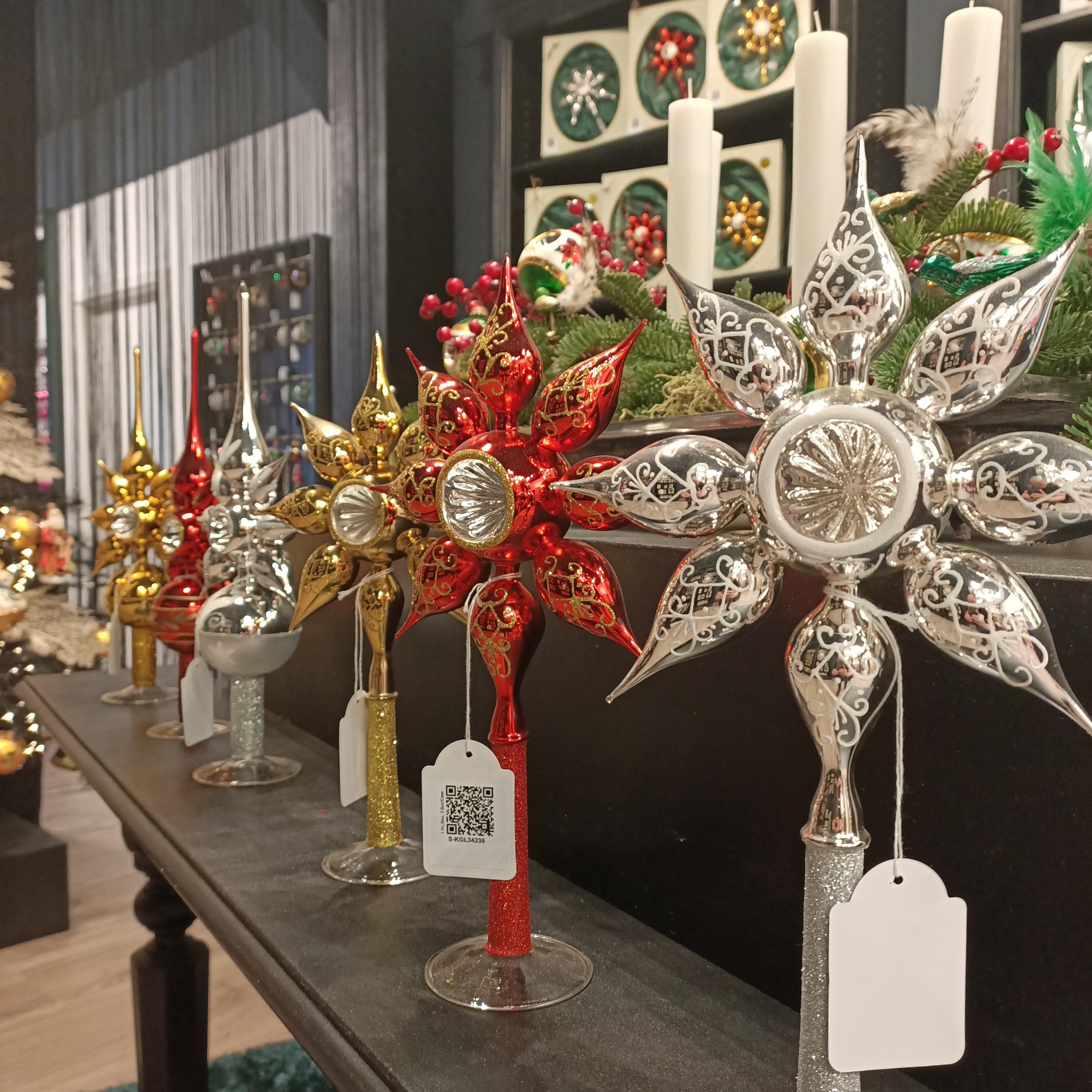 Christbaumschmuck & Weihnachtsdekoration aus Thüringen, Krebs Glas Lauscha