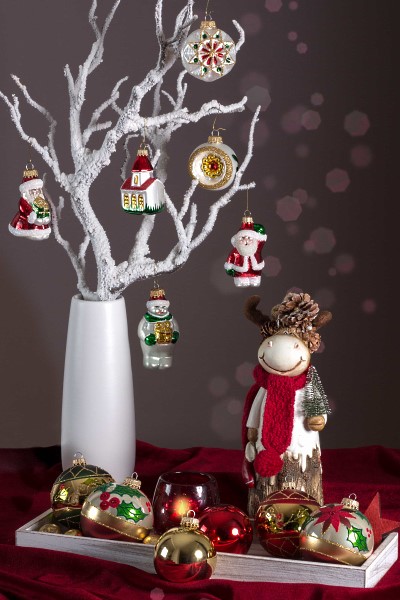 Christbaumschmuck & Weihnachtsdekoration aus Thüringen, Krebs Glas Lauscha